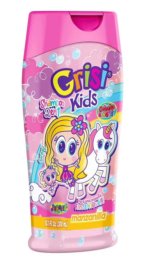 Manzanilla Grisi Kids Shampoo for Girls | Lightening Shampoo With Chamomille
