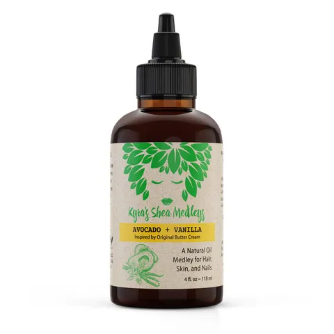 Multiuse Avocado + Vanilla Oil Medley for Face Body and Hair Natural Avocado