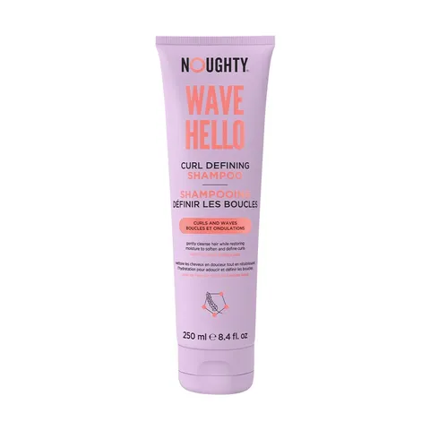 Noughty Wave Hello Curl Defining Shampoo 97% Natural Vitamin Rich Formula for