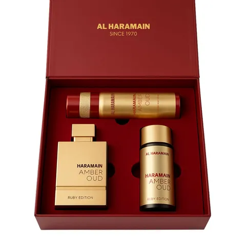 Al Harmain Al Haramain Amber Oud Ruby 3pc Set