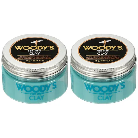 Woody's Hair Clay Matte Finish Styling Pomade Stronghold Firm and Flexible