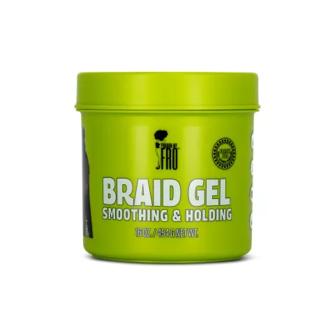 Pardon My Fro Braid Gel Gel Adult All Hair Types 16 oz