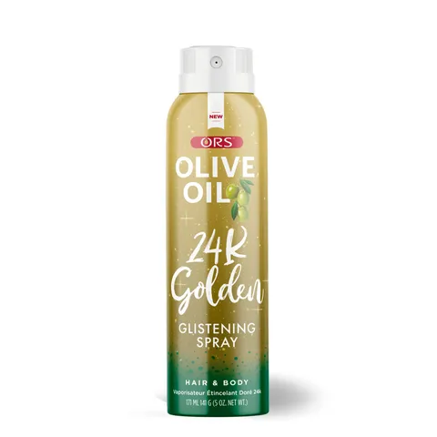 Ors Olive Oil Style Shine 24k Golden Glistening Hair Body Shimmer 5 oz