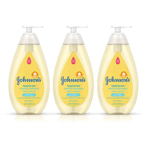 Johnson's Head To Toe Gentle Baby Body Wash Shampoo Tear Free Sulfate Free