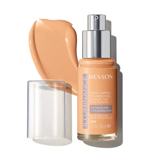 (12-pack) Revlon Illuminance Skin-Caring Foundation #305 Medium Sand