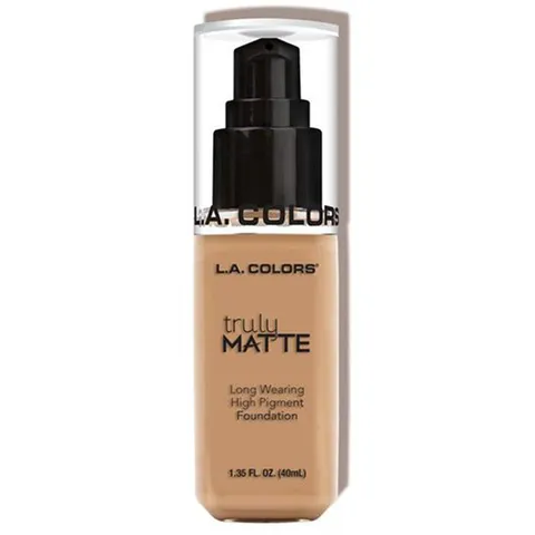 (12-pack) L.A. COLORS Truly Matte Foundation, Soft Beige CLM354