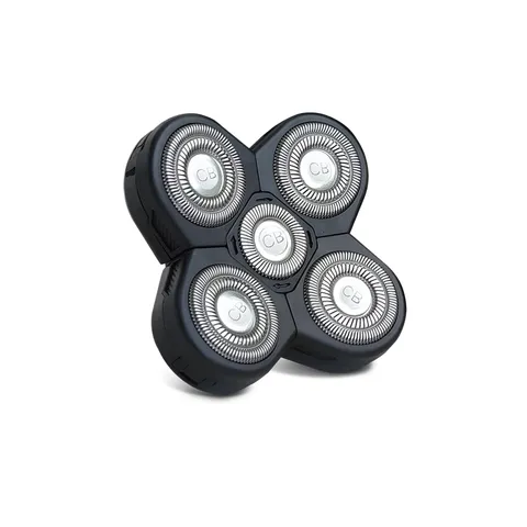 Replacement Shaver Head Universal Rotary Wet Dry 5 Blade Head for Coarse Hair