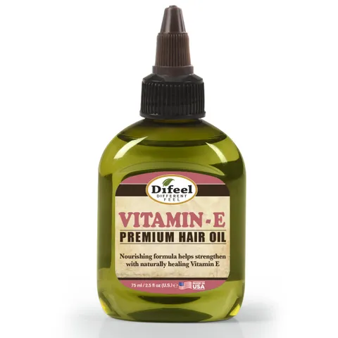 Difeel Natural Hair Oil Vitamin E Oil 2.5 oz