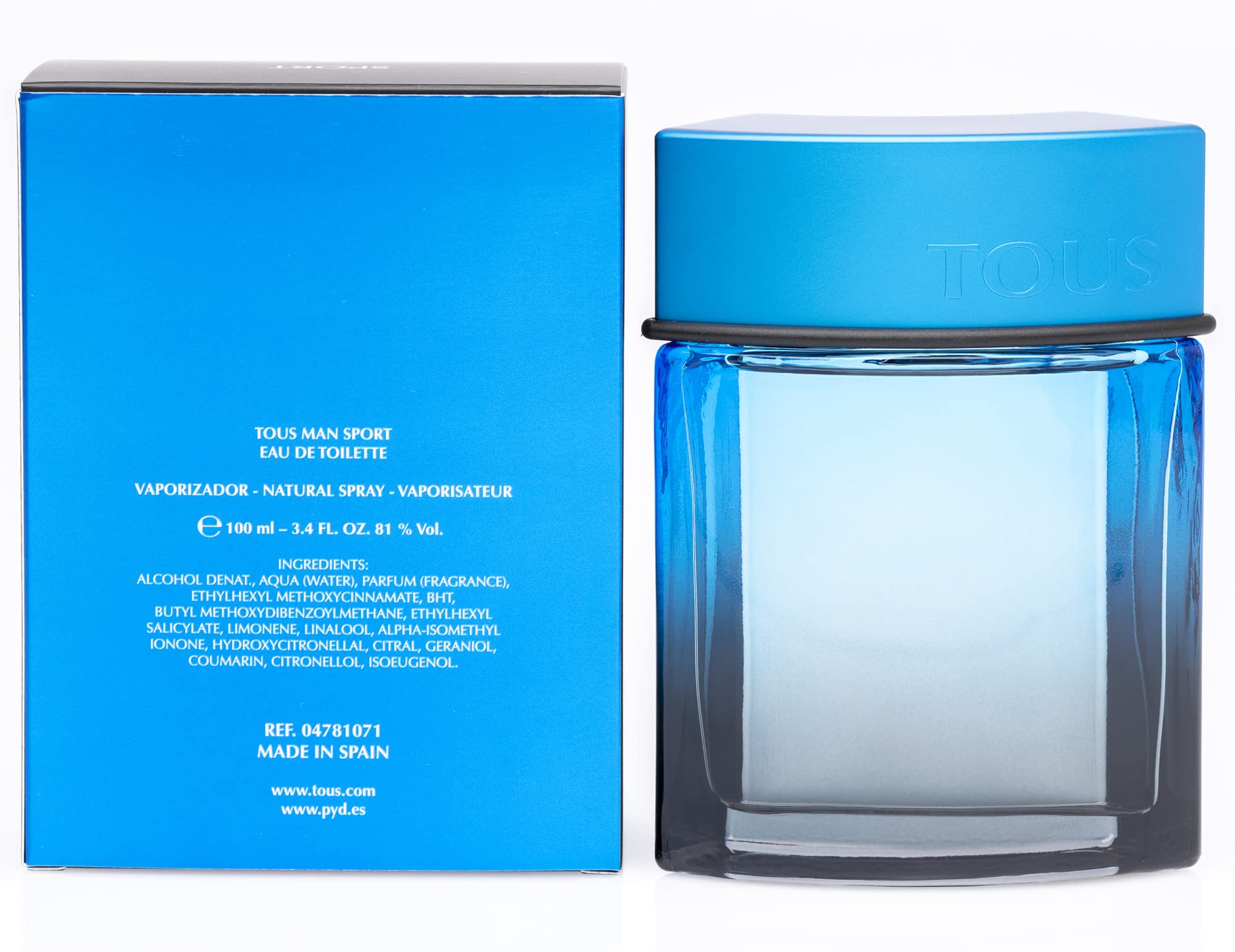 Tous Sport 3.4 M Spain 20pcs Bybox EDT - Thumbnail 3