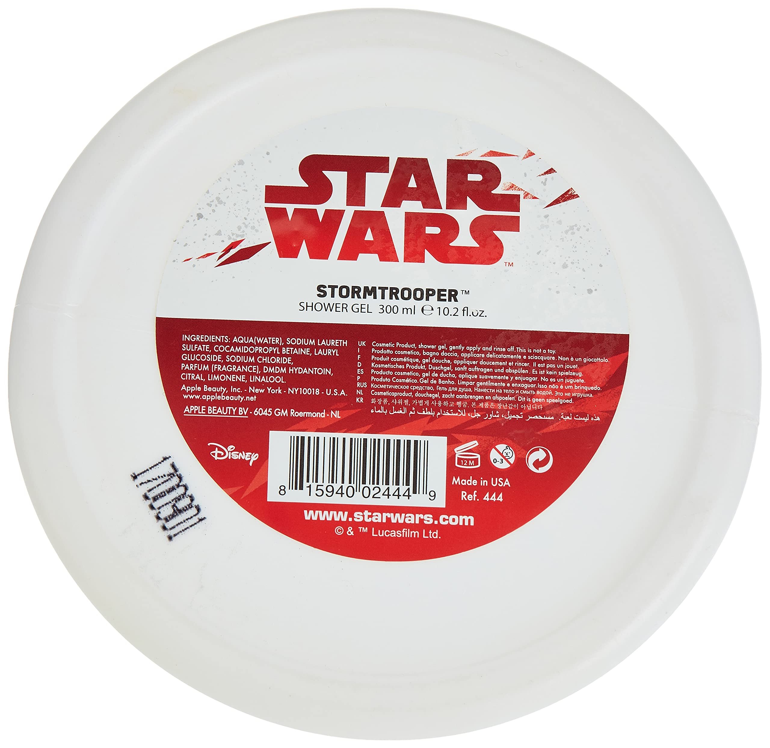 [Shower Gel] Storm Trooper By Star Wars Shower Gel For Men 10.2 oz - Thumbnail 3