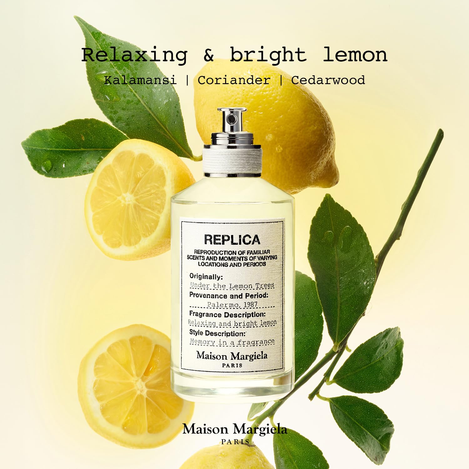 Maison Margiela Replica Under the Lemon Trees For Women EDT 3.4 oz - Thumbnail 3