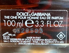 Dg the One 3.4 M New Italy 12pcs Bybox EDP - Thumbnail 2