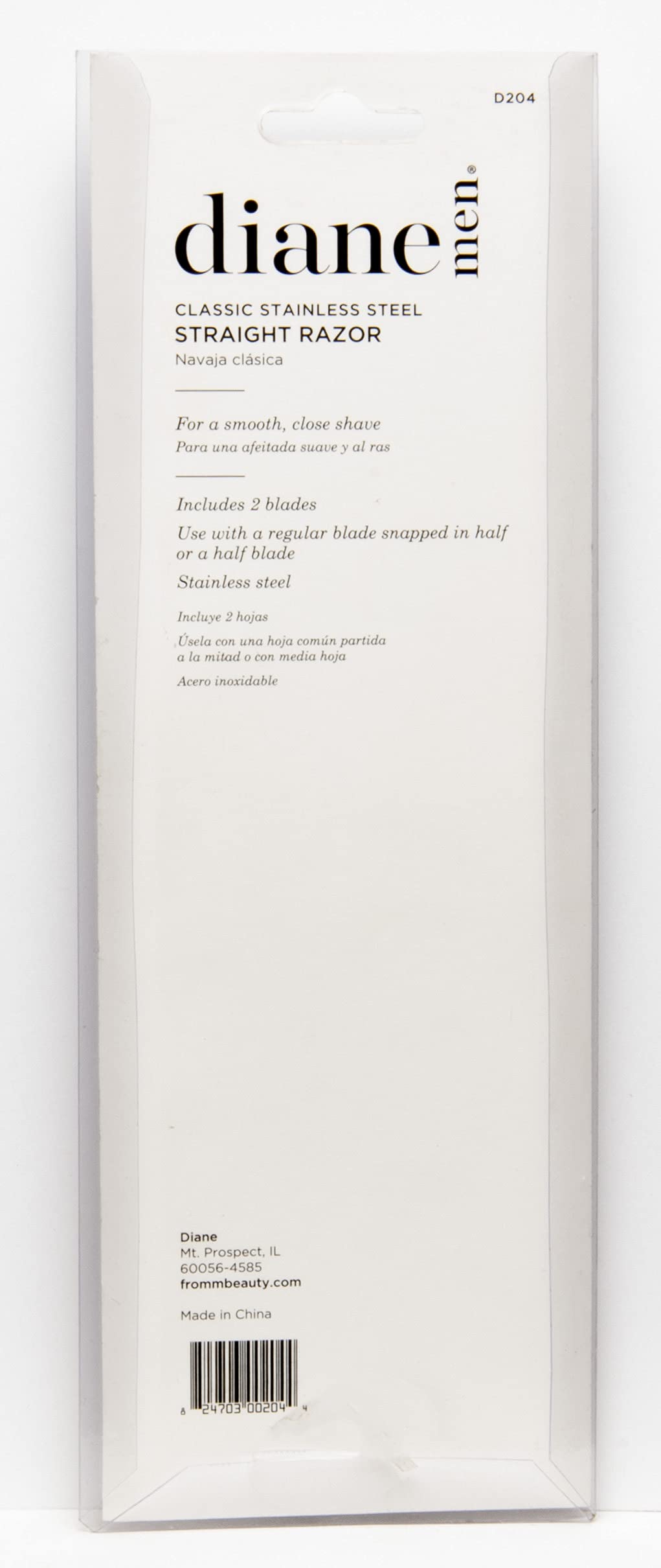 Diane Classic Straight Razor Black 2 Lades - Thumbnail 3