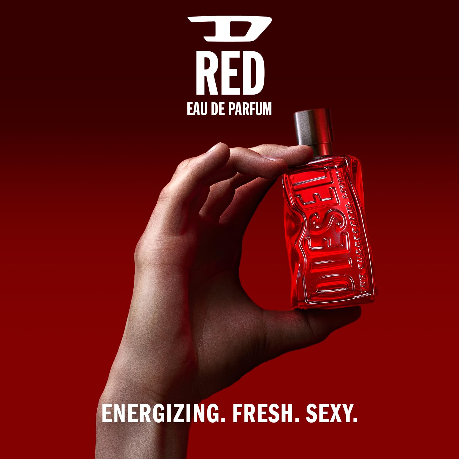 Diesel D Red Cologne Fougere Notes of Red Grapefruit and Sandal Wood 1.7 Fl Oz - Thumbnail 3