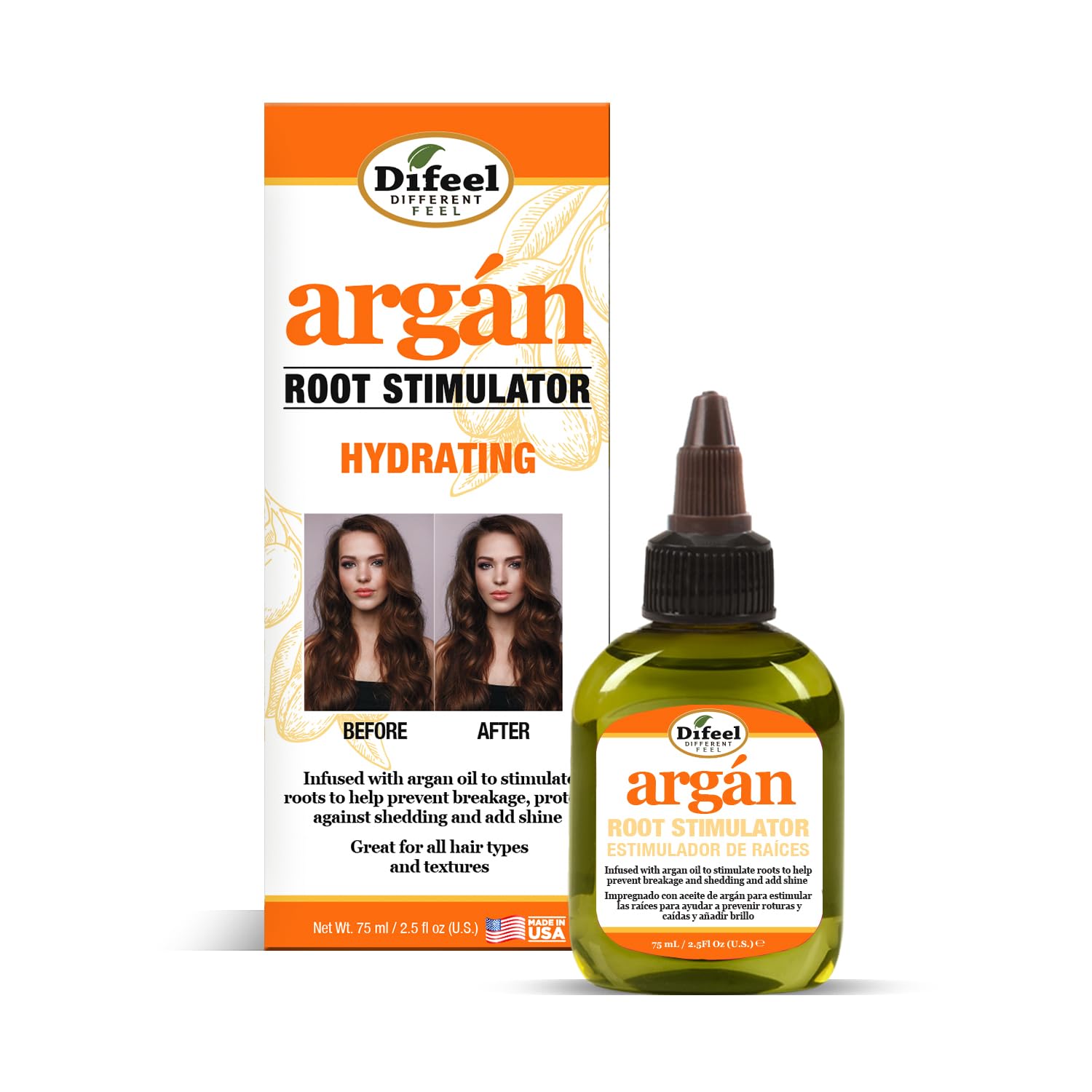 Difeel Argan Hydrating Root Stimulator . 2.5 oz