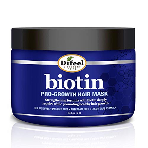 Difeel Pro Growth Biotin Hair Mask . Hair Mask for Hair Loss 12 oz - Thumbnail 3