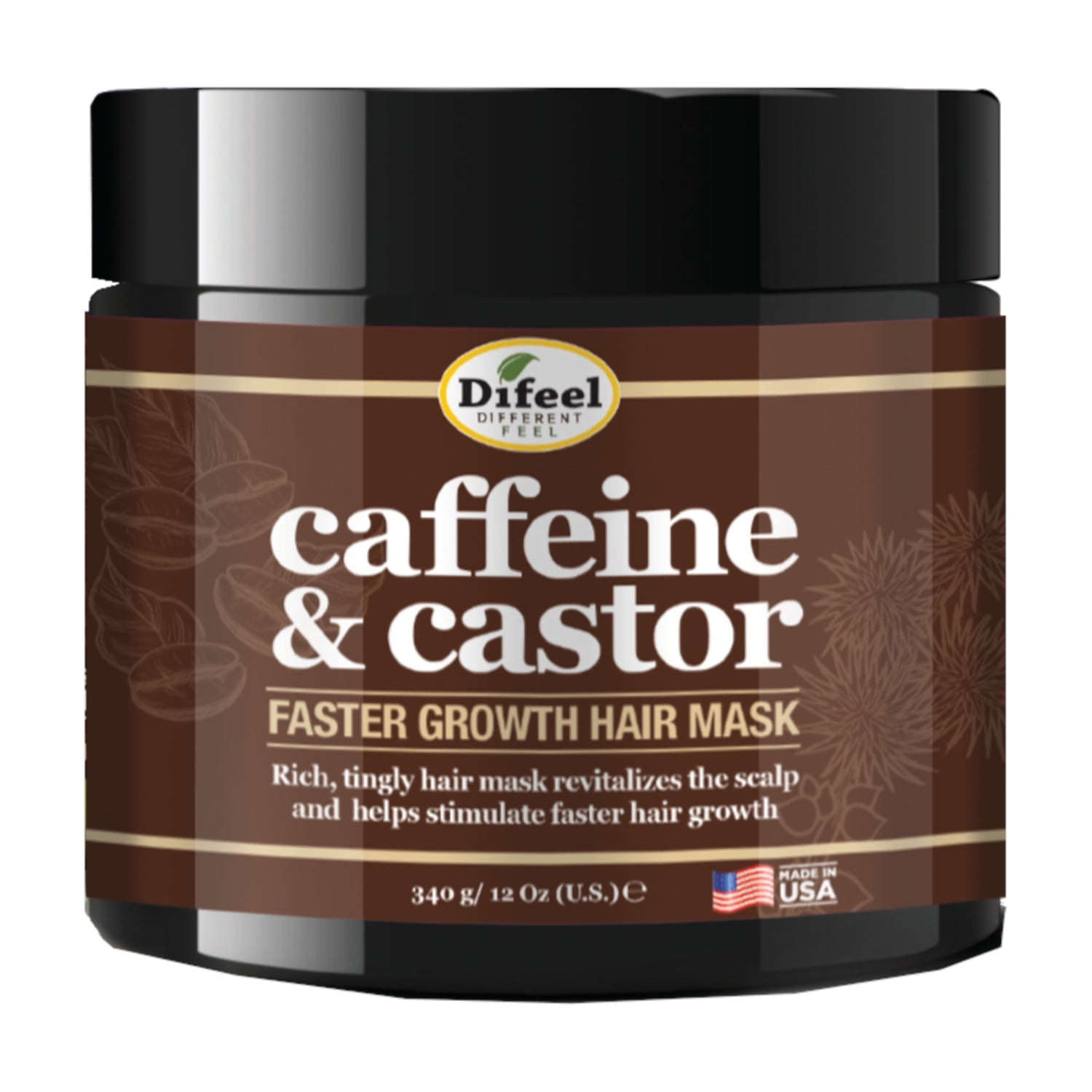 Difeel Caffeine Castor Faster Growth Hair Mask