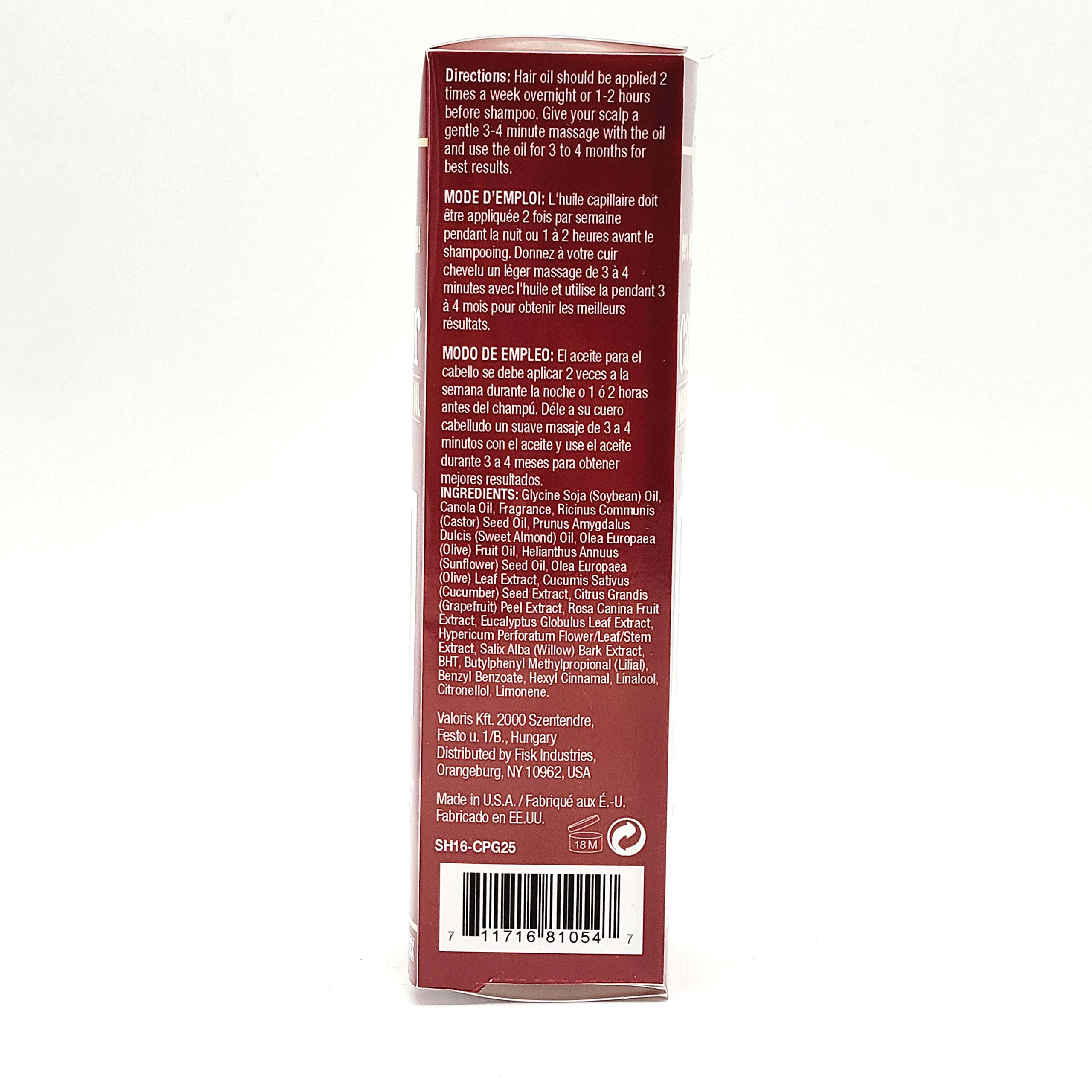 Difeel Castor Pro Growth Hair Oil . Made With Natural Castor Oil for Hair