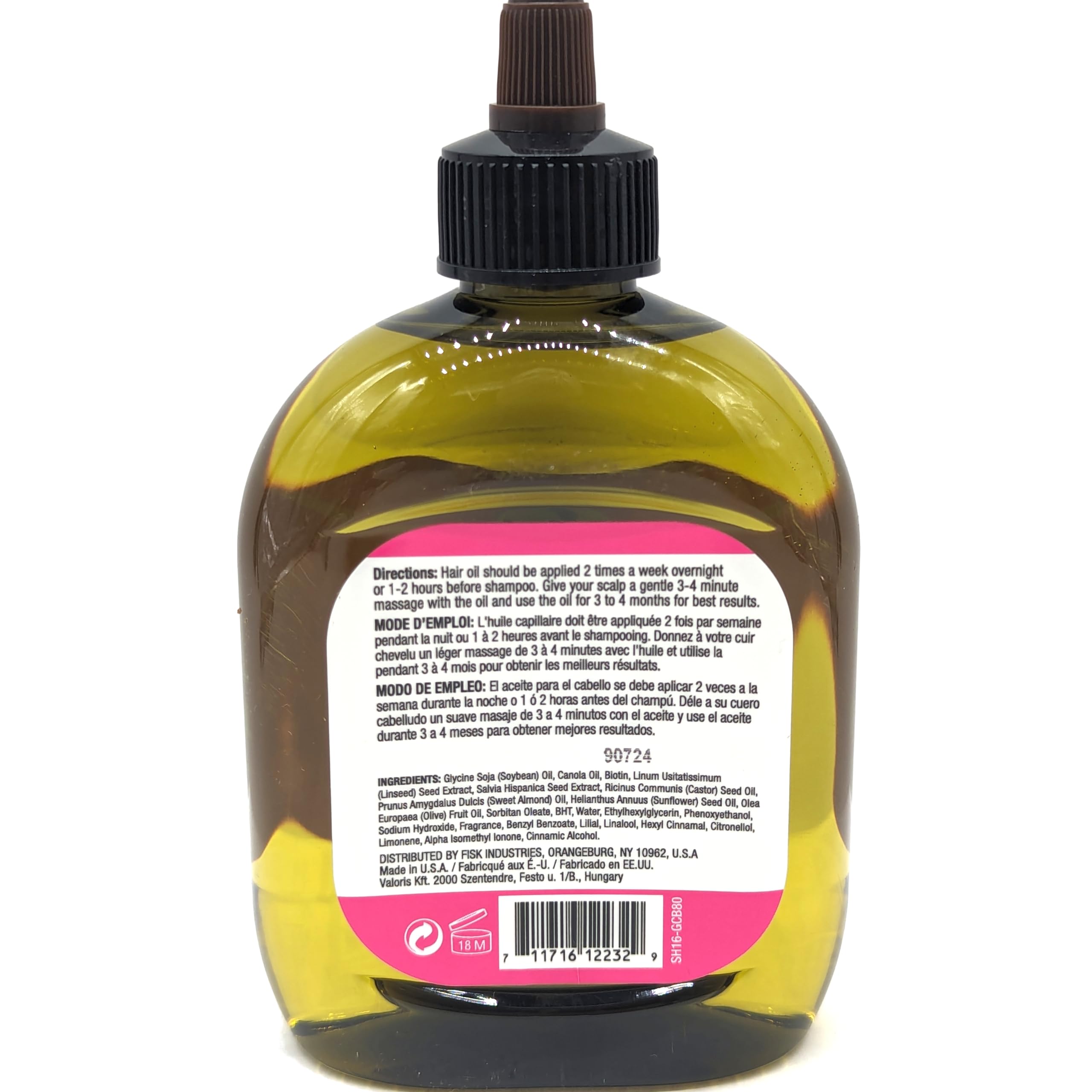 Difeel Biotin Growth Curl Hair Oil . 7.1 oz
