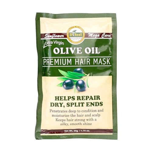 Difeel Hair Mask Olive Oil 1.75 oz - Thumbnail 2