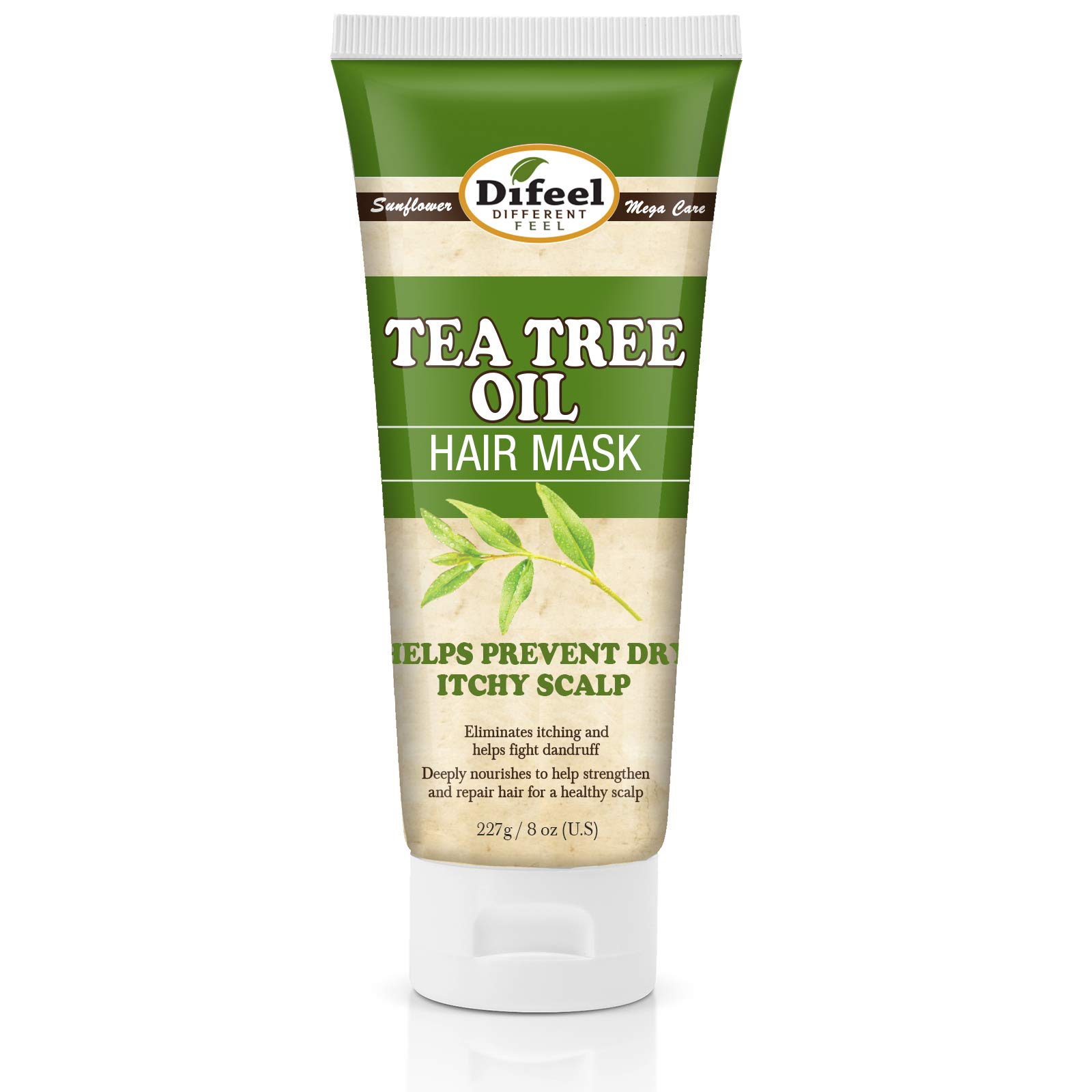Difeel Tea Tree Oil Hair Mask . Tea Tree Hair Mask Treatment 8 oz - Thumbnail 2