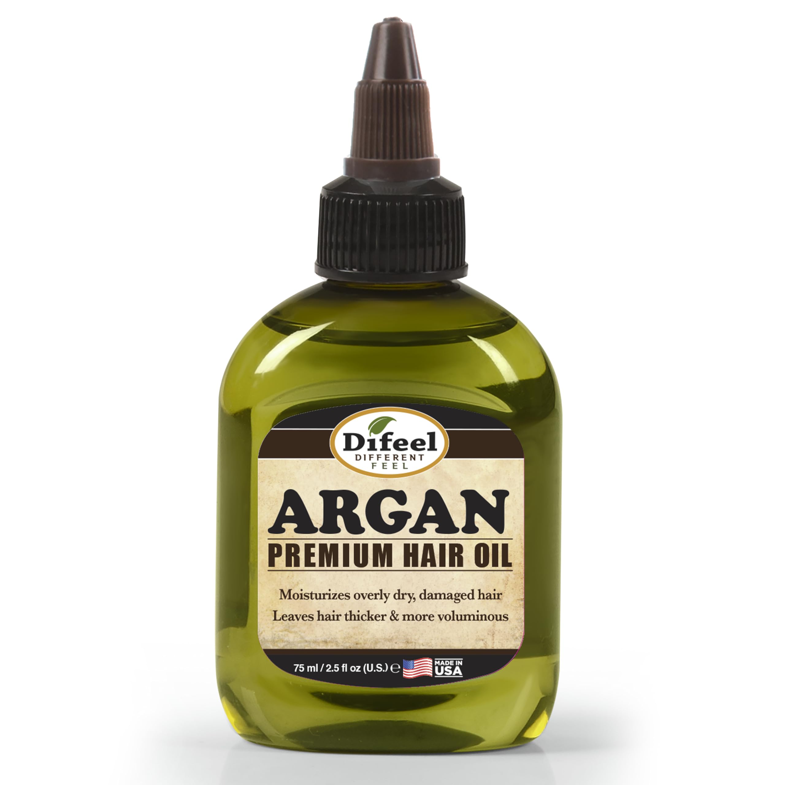 Difeel Natural Hair Oil Argan Oil 2.5 oz
