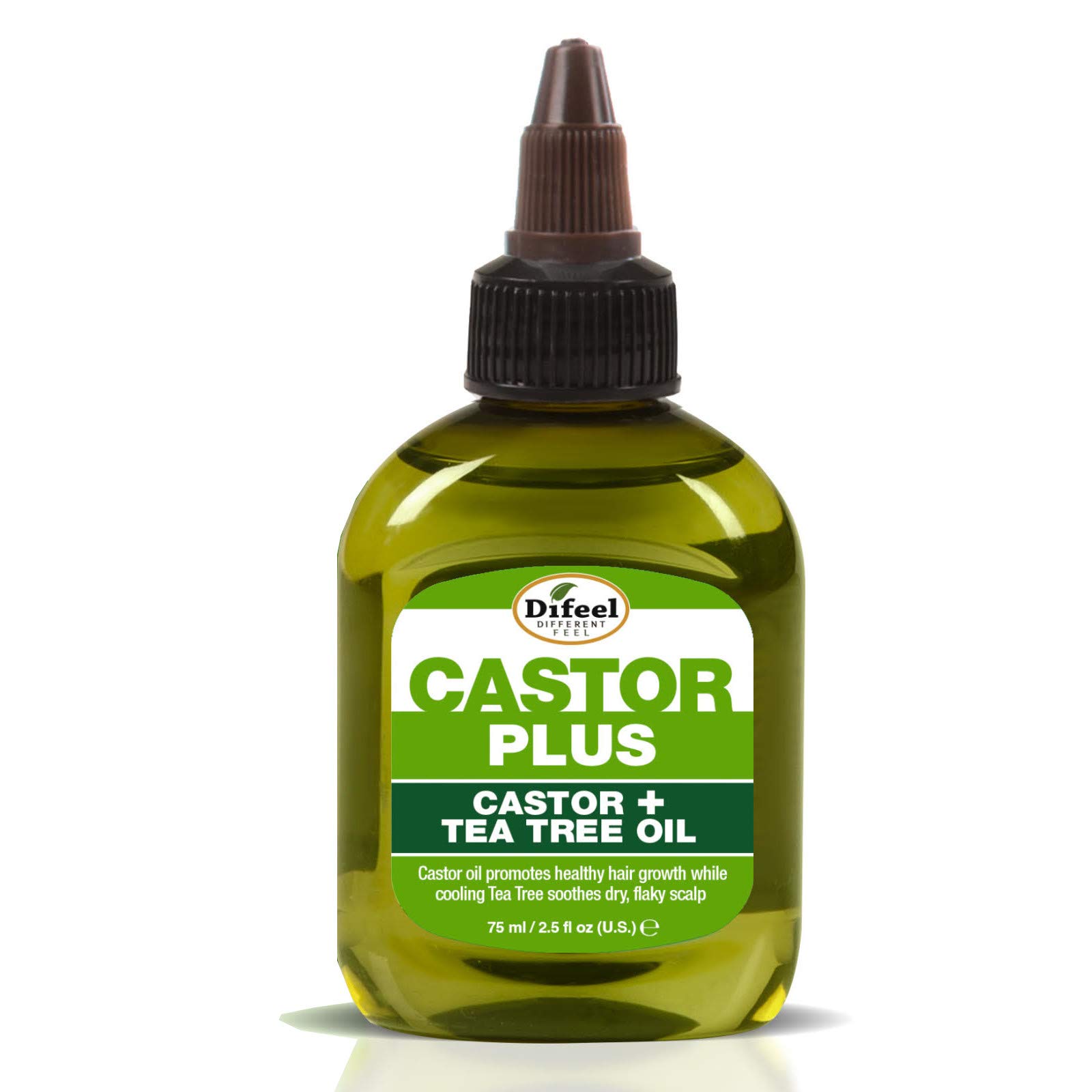 Difeel Castor Plus Tea Tree Pro Growth + Scalp Care Hair Oil . 2.5 oz - Thumbnail 3