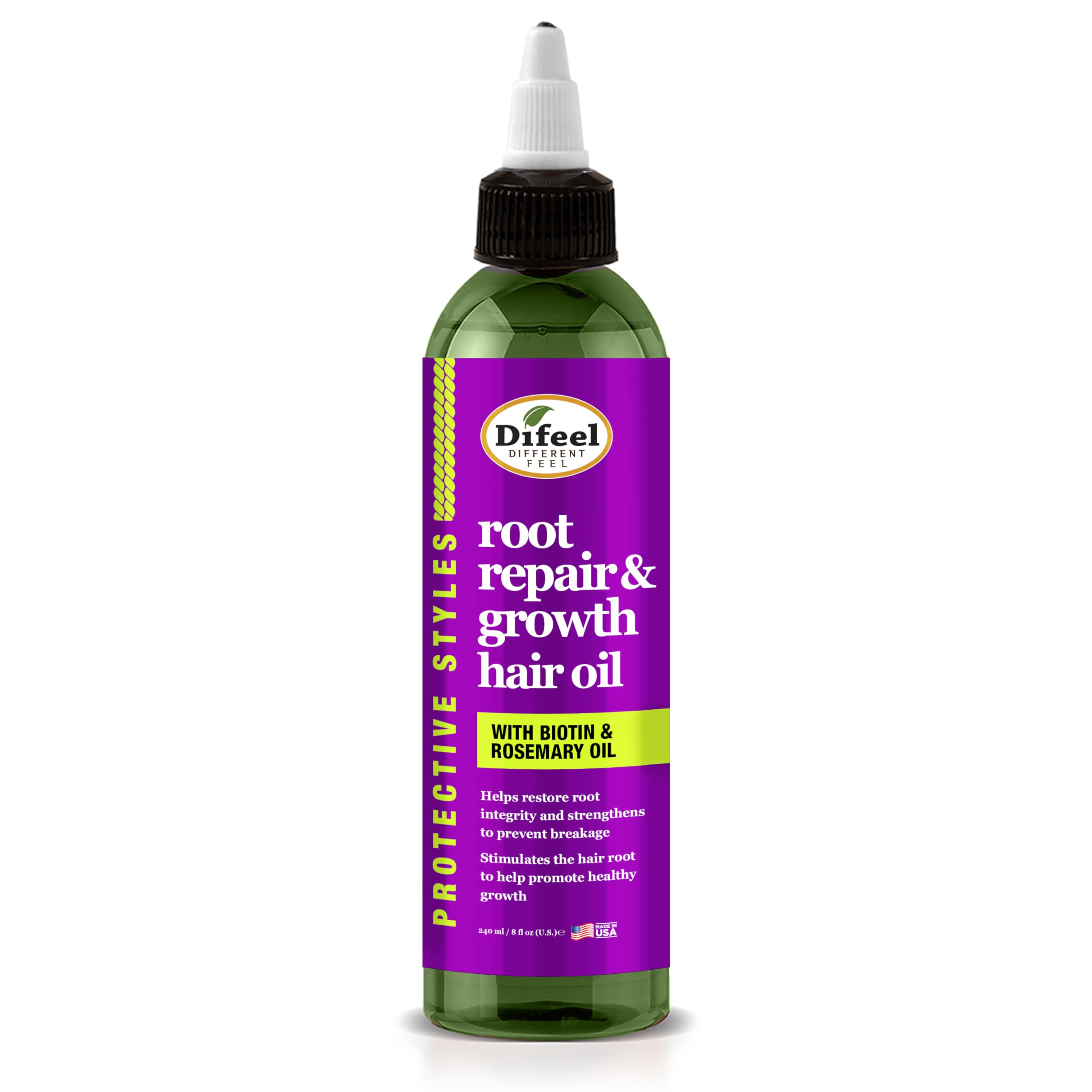 Difeel Protective Styles Root Repair and Growth Hair Oil With Biotin and