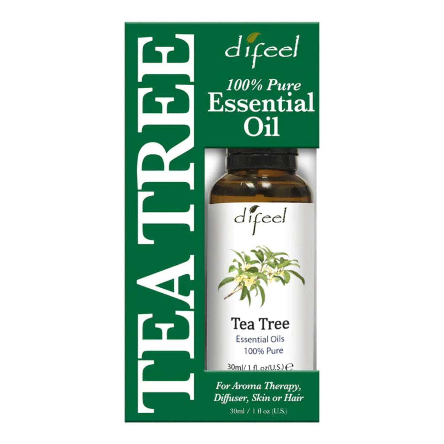 Difeel 100% Pure Essential Oil Tea Tree Oil . 1 oz