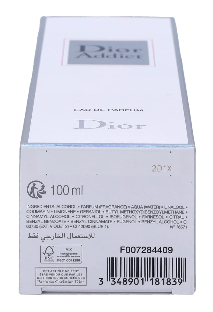 Dior Addict By Christian Dior For Women EDP 3.4 oz