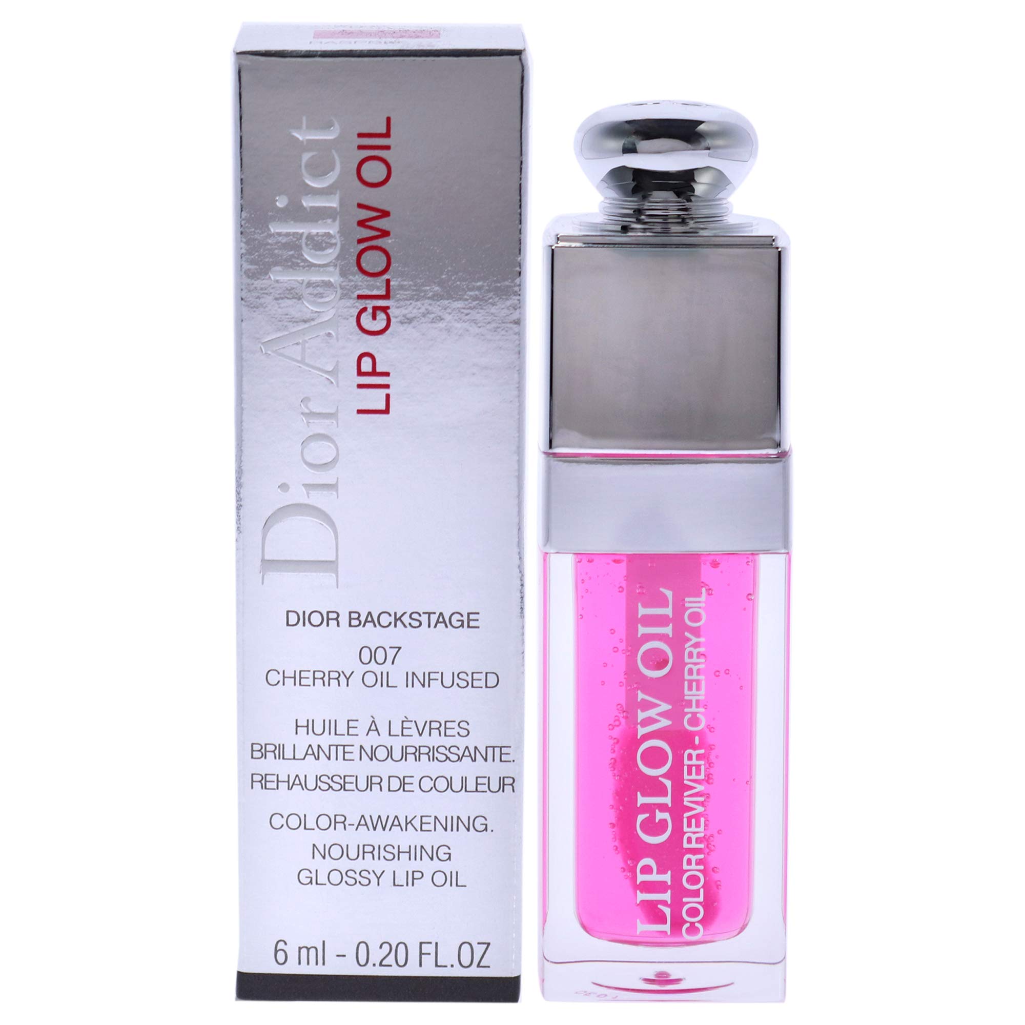 Christian Dior Addict Lip Glow Oil 007 Raspberry Women Lip Oil 0.2 oz - Thumbnail 2