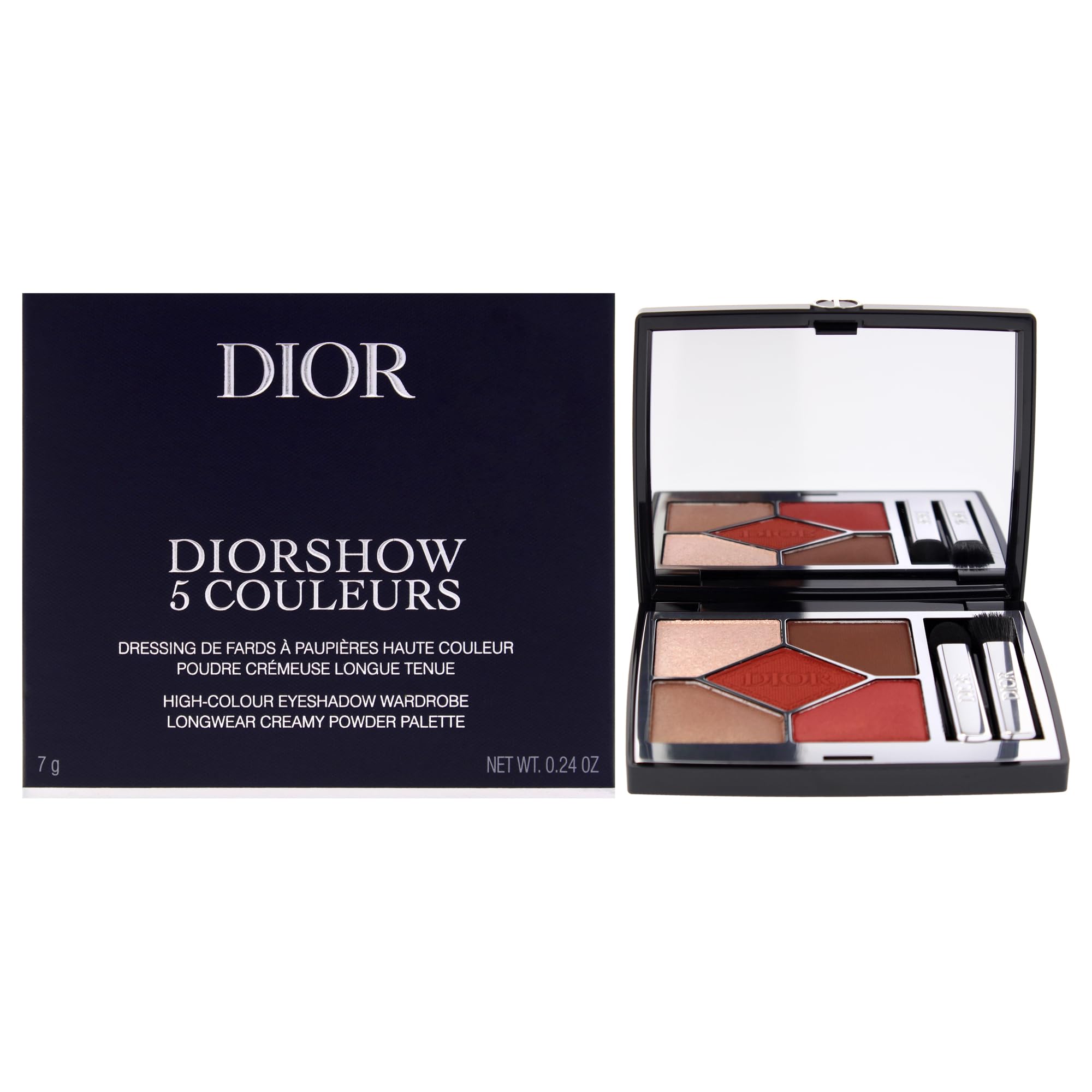 Diorshow 5 Couleurs Eyeshadow Palette 673 Red Tartan By Christian Dior Eye - Thumbnail 2