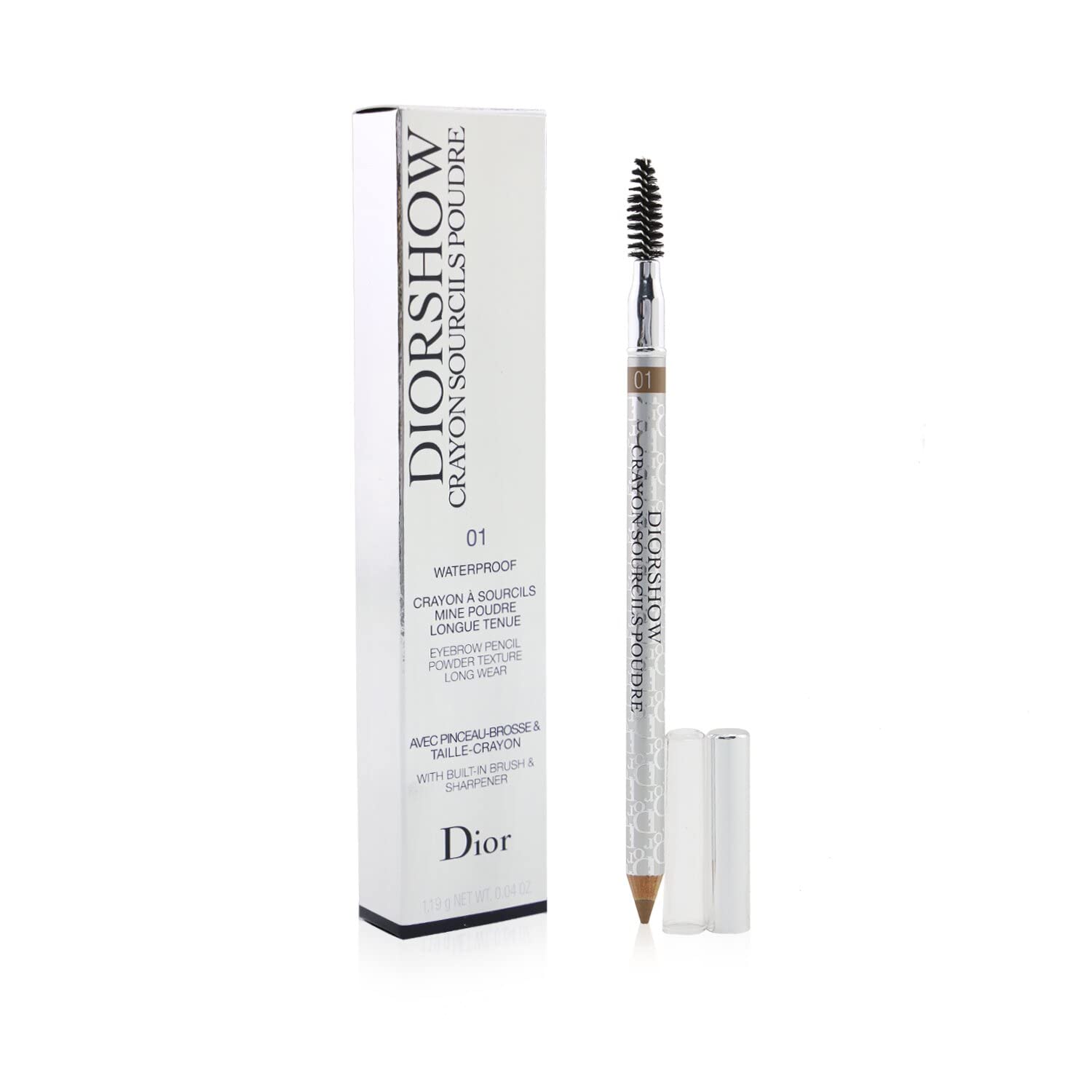 Dior Diorshow Powder Texture Long Wear Eyebrow Pencil #01 Blond 0.04 oz - Thumbnail 2