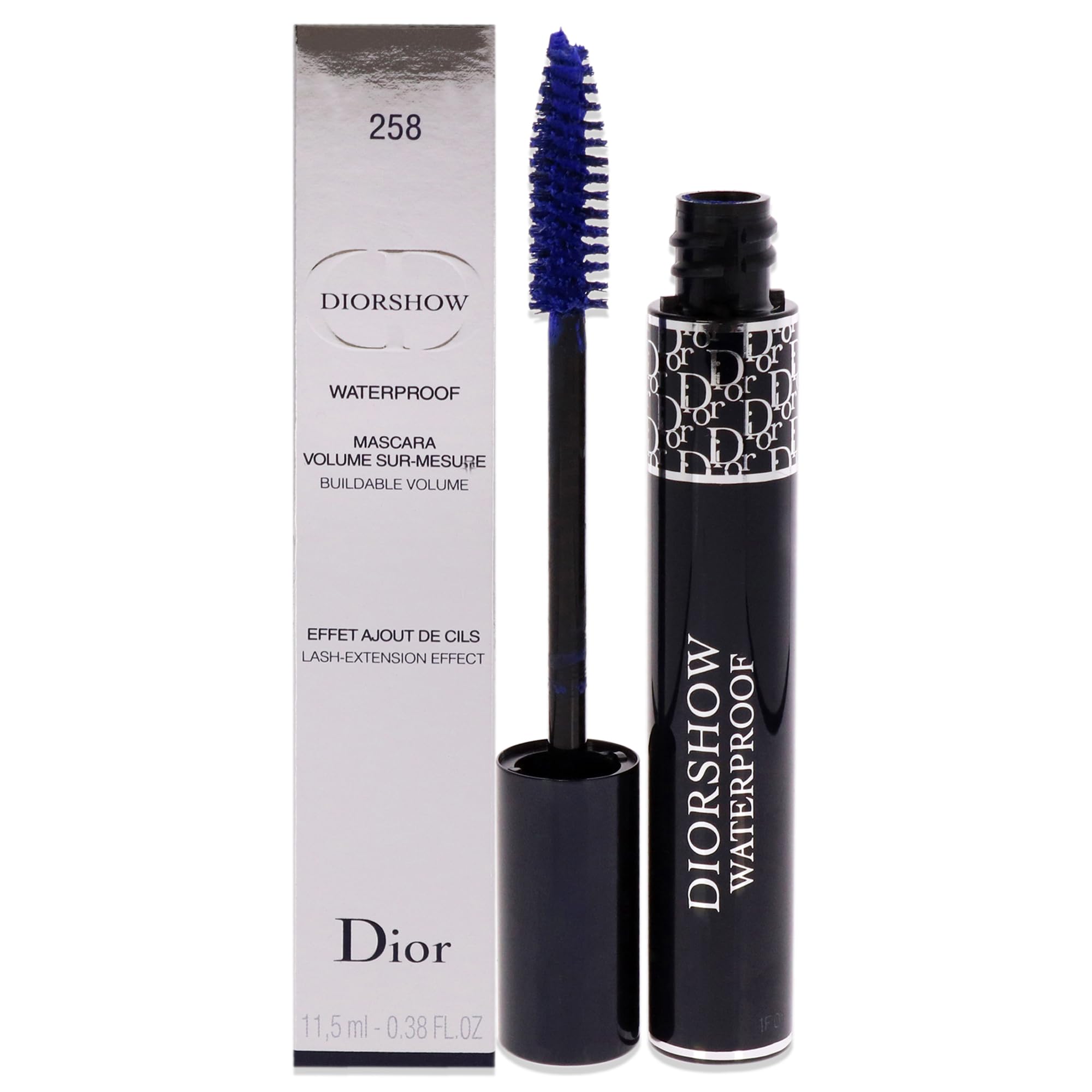 Christian Dior Show Waterproof Backstage Makeup Mascara No. 258 Catwalk Blue