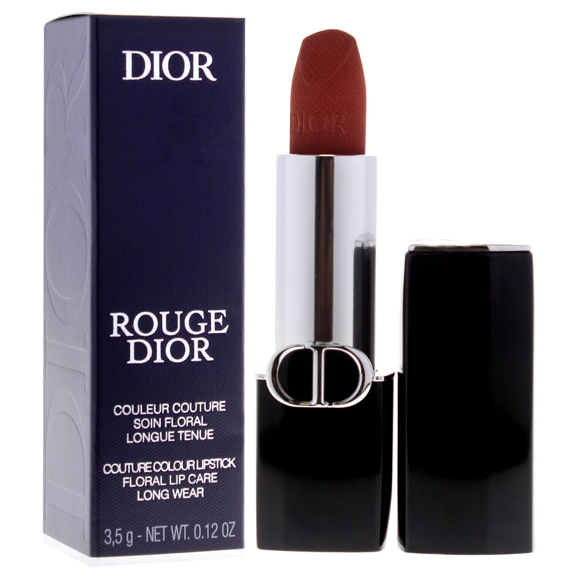Rouge Dior Velvet Lipstick 100 Nude Look By Christian Dior Lipstick For Women - Thumbnail 3