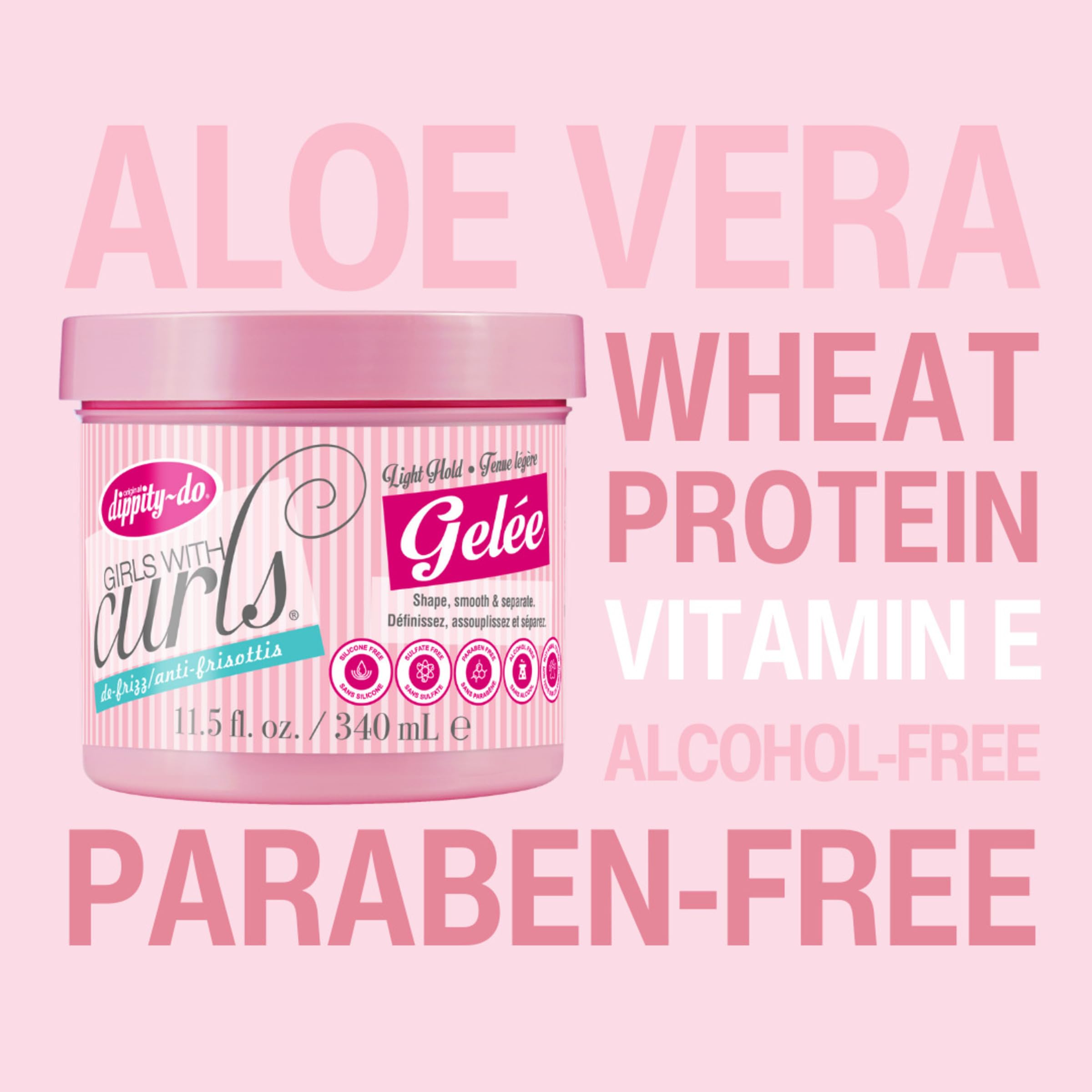 Dippity Do Girls With Curls Light Hold Gelee Shape Smooth Separate Curls - Thumbnail 2