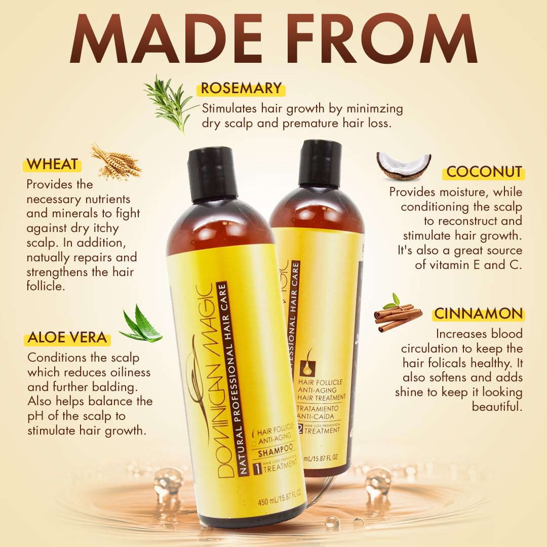 Dominican Magic Hair Follicle Anti Aging Conditioner Strenghtening Conditioner - Thumbnail 2