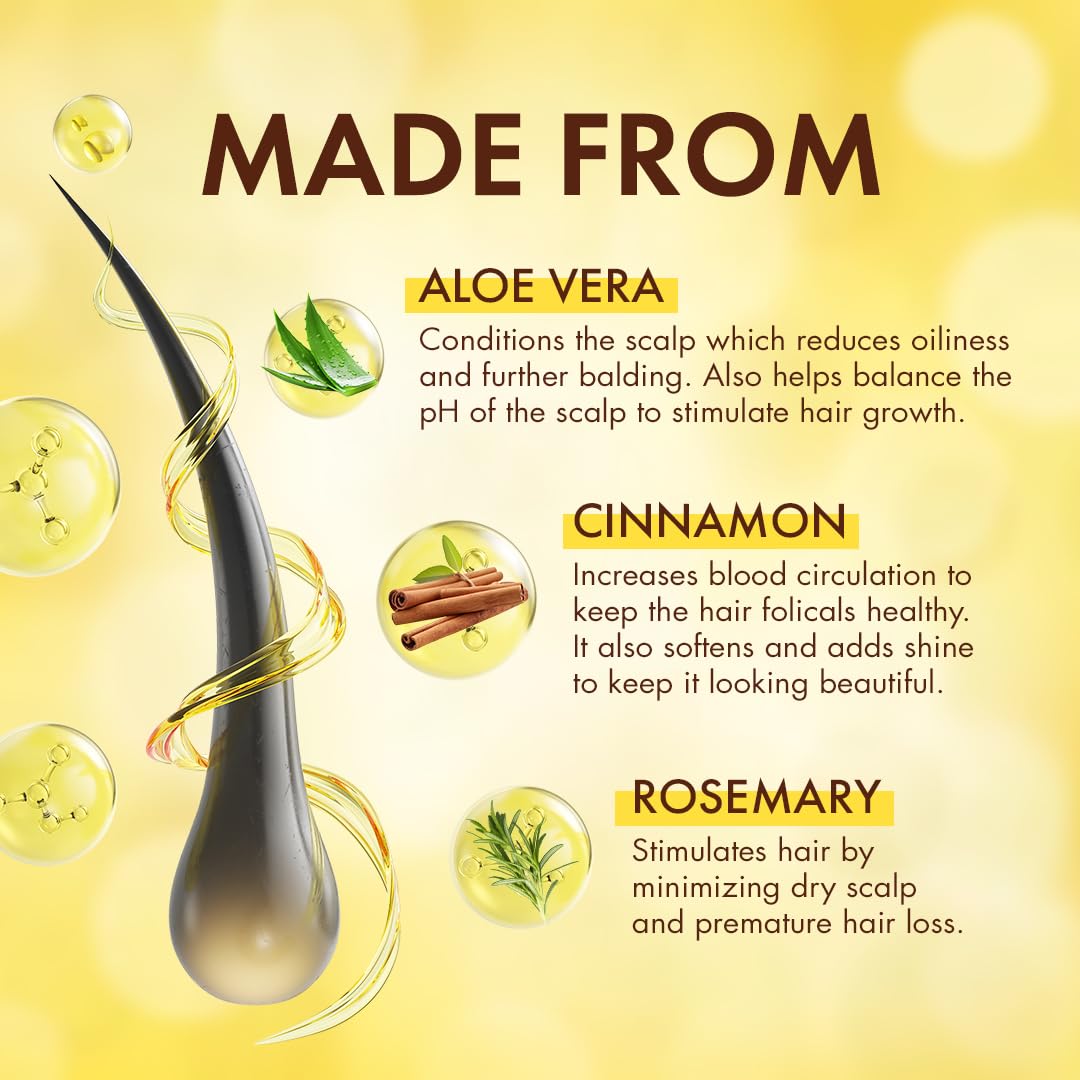 Dominican Magic Hair Follicle Anti Aging Scalp Drop Hair Tonic With Rosemary - Thumbnail 2