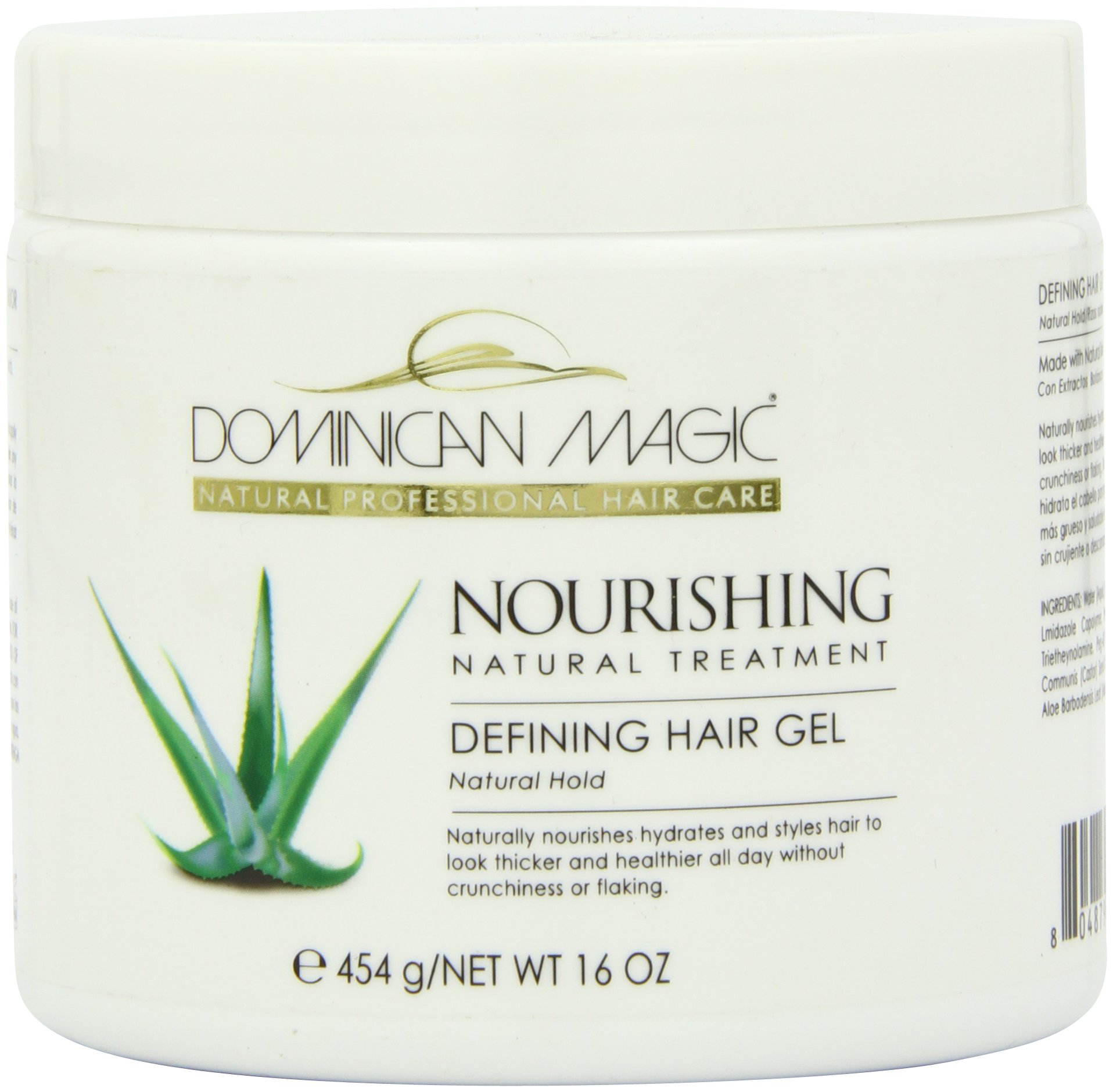 Dominican Magic Hair Styling Gel Strong Hold Frizz Control Aloe Vera Enriched