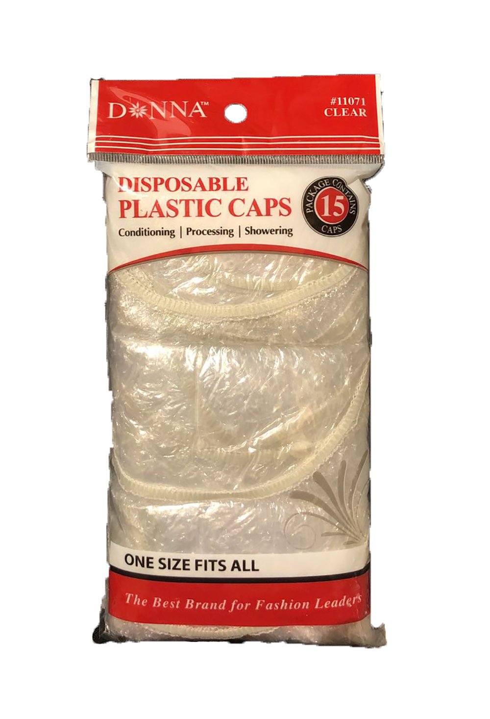 Donna Collection Disposable Plastic Cap 15 Count - Thumbnail 2