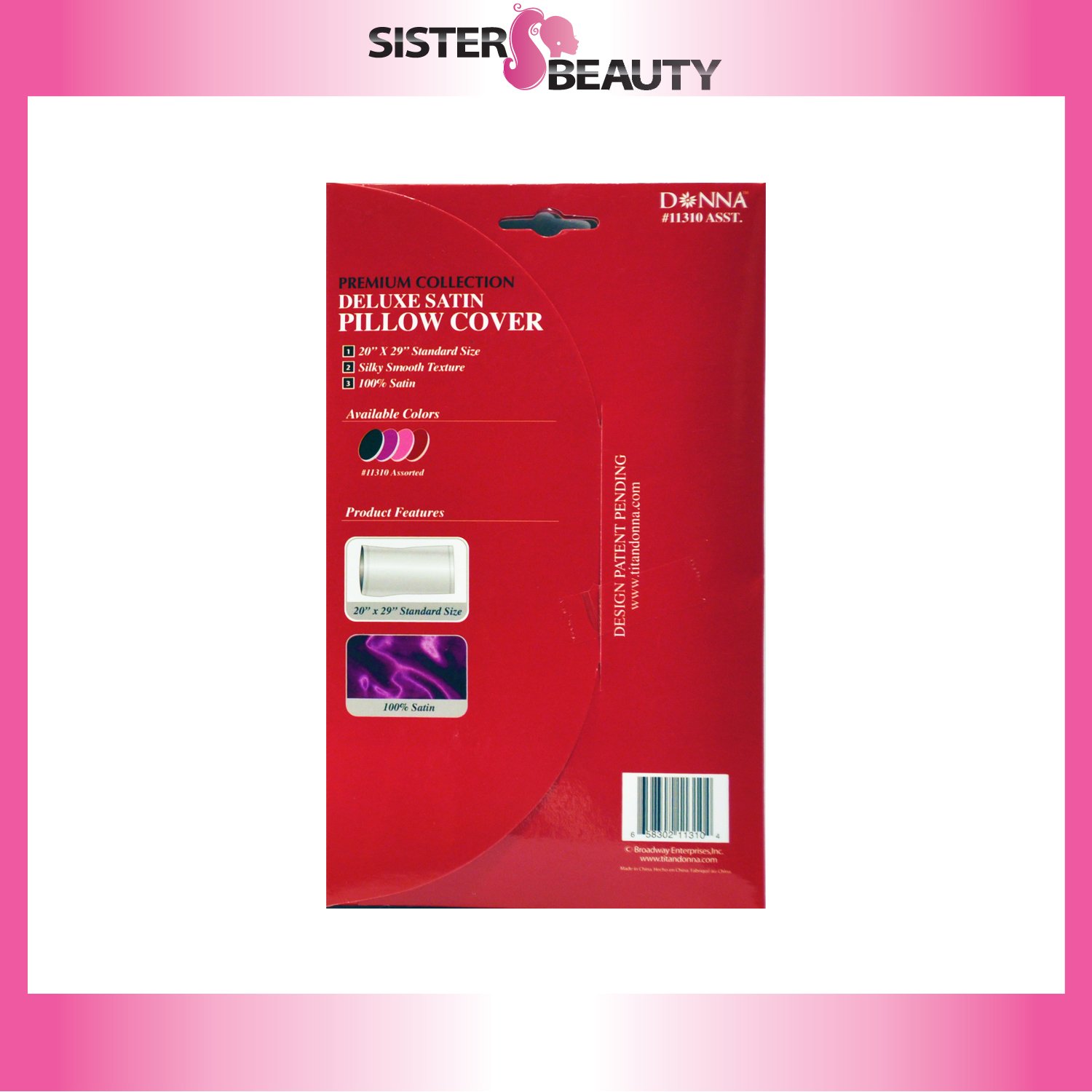 Donna Collection Deluxe Satin Pillow Cover - Thumbnail 2