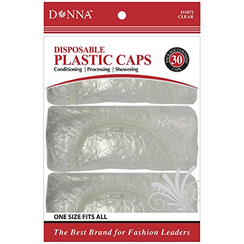 Donna Collection Disposable Clear Shower Cap 30 Count - Thumbnail 2