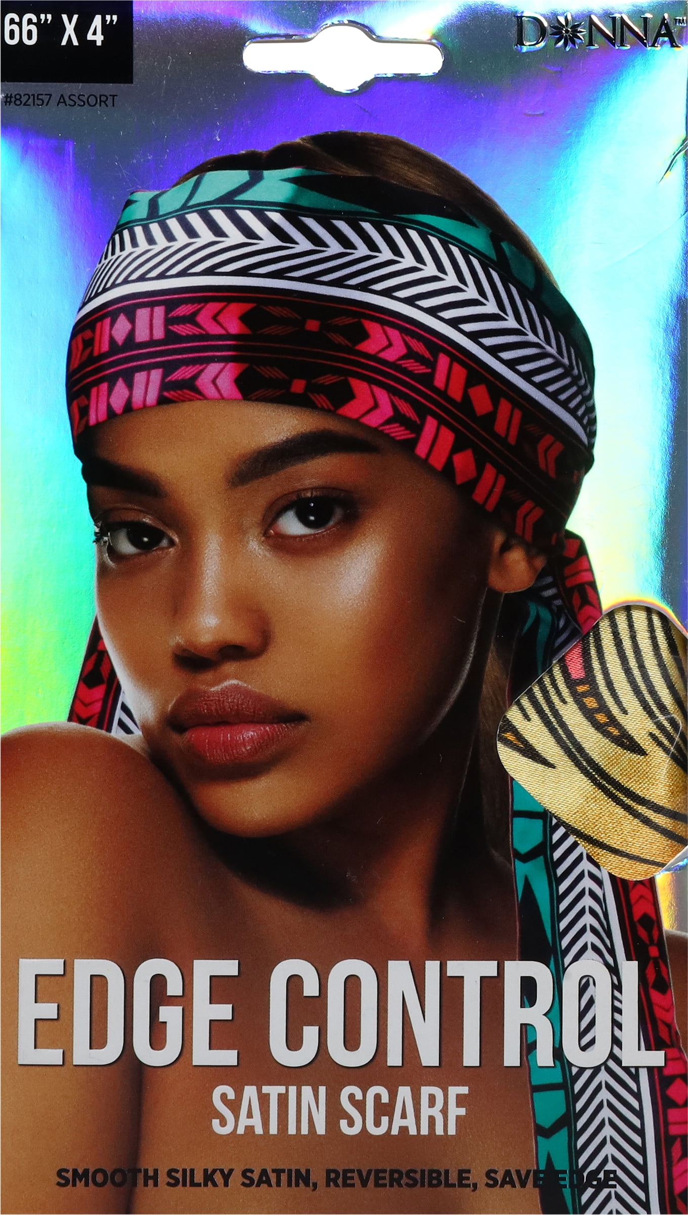 Donna Assorted Edge Control Satin Scarf 1 Ea