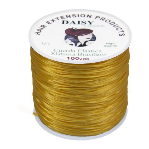 Daisy Collection Brazilian Hair Extension Elastic Cord Blond 16 oz - Thumbnail 2