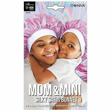 Donna Silky Satin Bonnet 1.0 Set - Thumbnail 1
