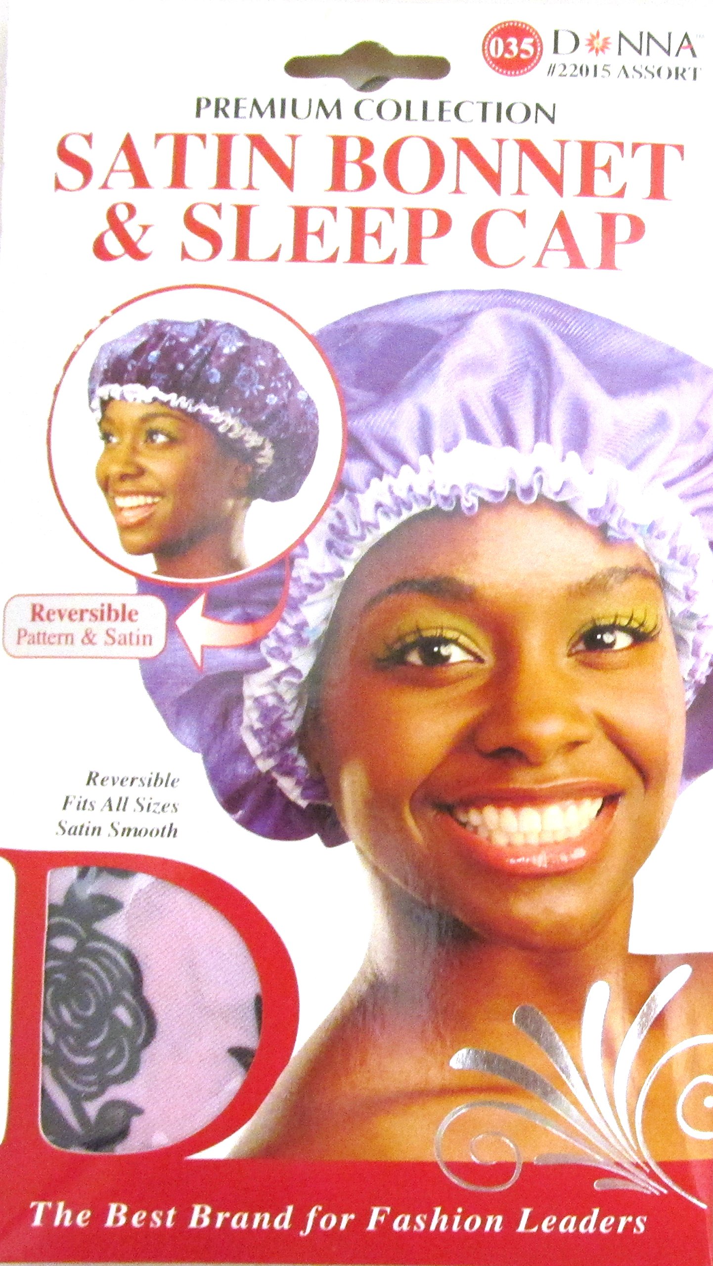 Donna Collection Satin Bonnet and Sleep Cap