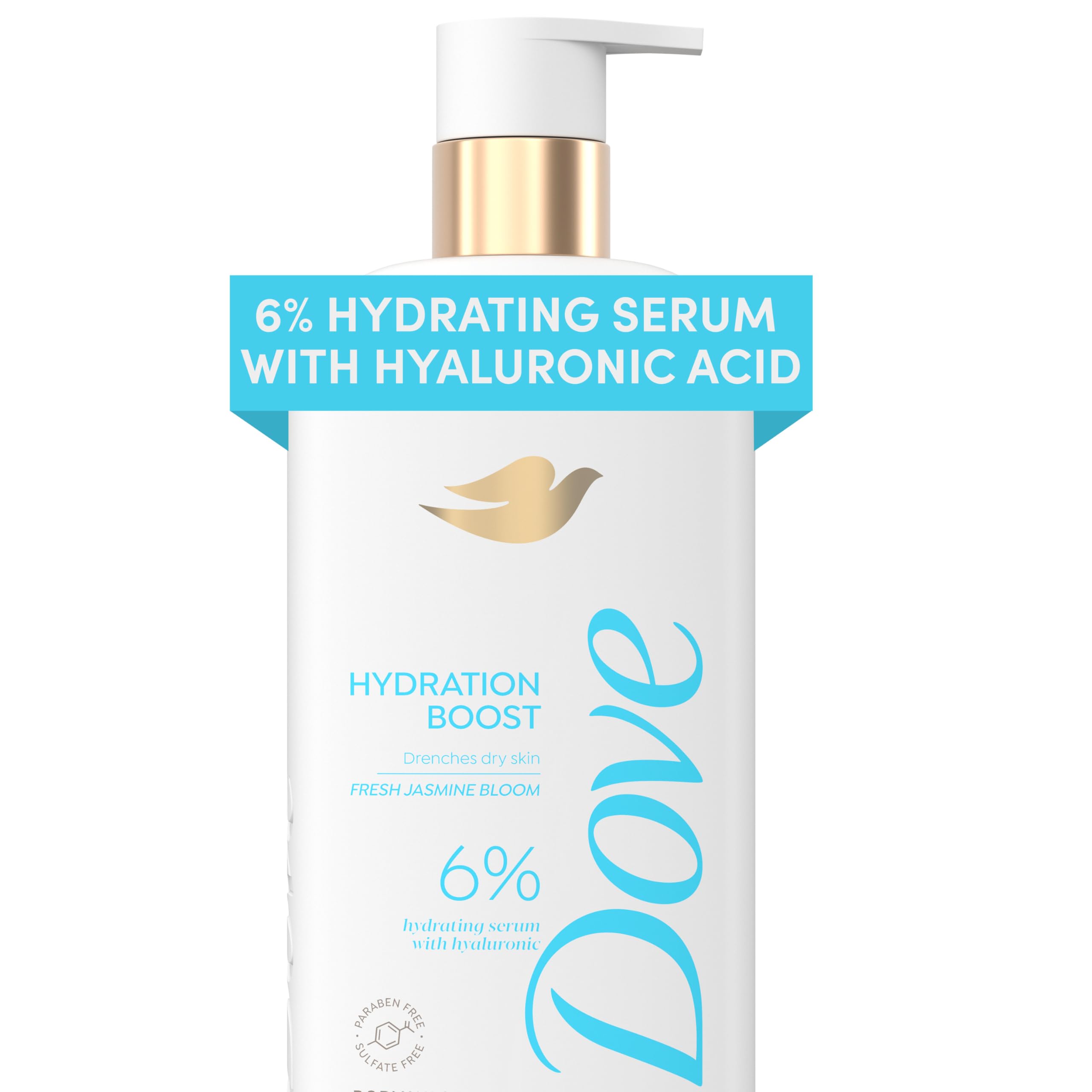Dove Serum Body Wash Hydration Boost Actively Drenches Dry Skin With Hyaluronic