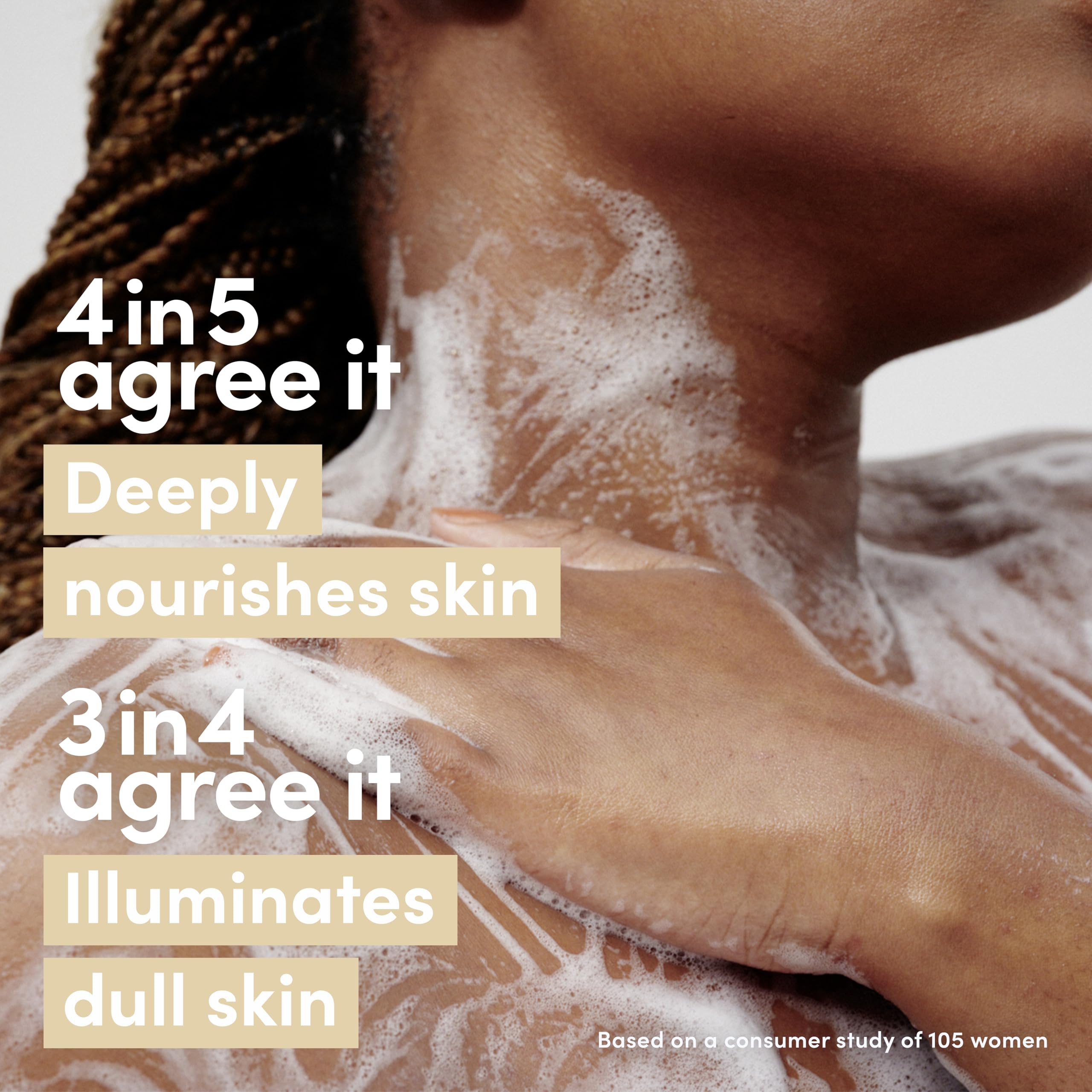 Dove Body Wash Melanin Radiance Nourishes for Restored Radiance 5% Pro Ceramide - Thumbnail 2