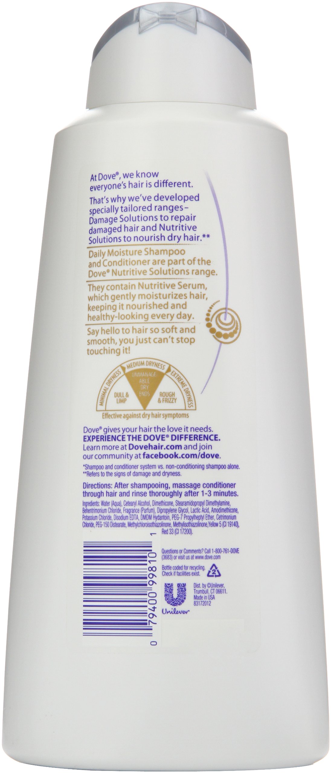 Dove Damage Therapy Daily Moisture Conditioner Packaging May Vary 25.4 oz - Thumbnail 2