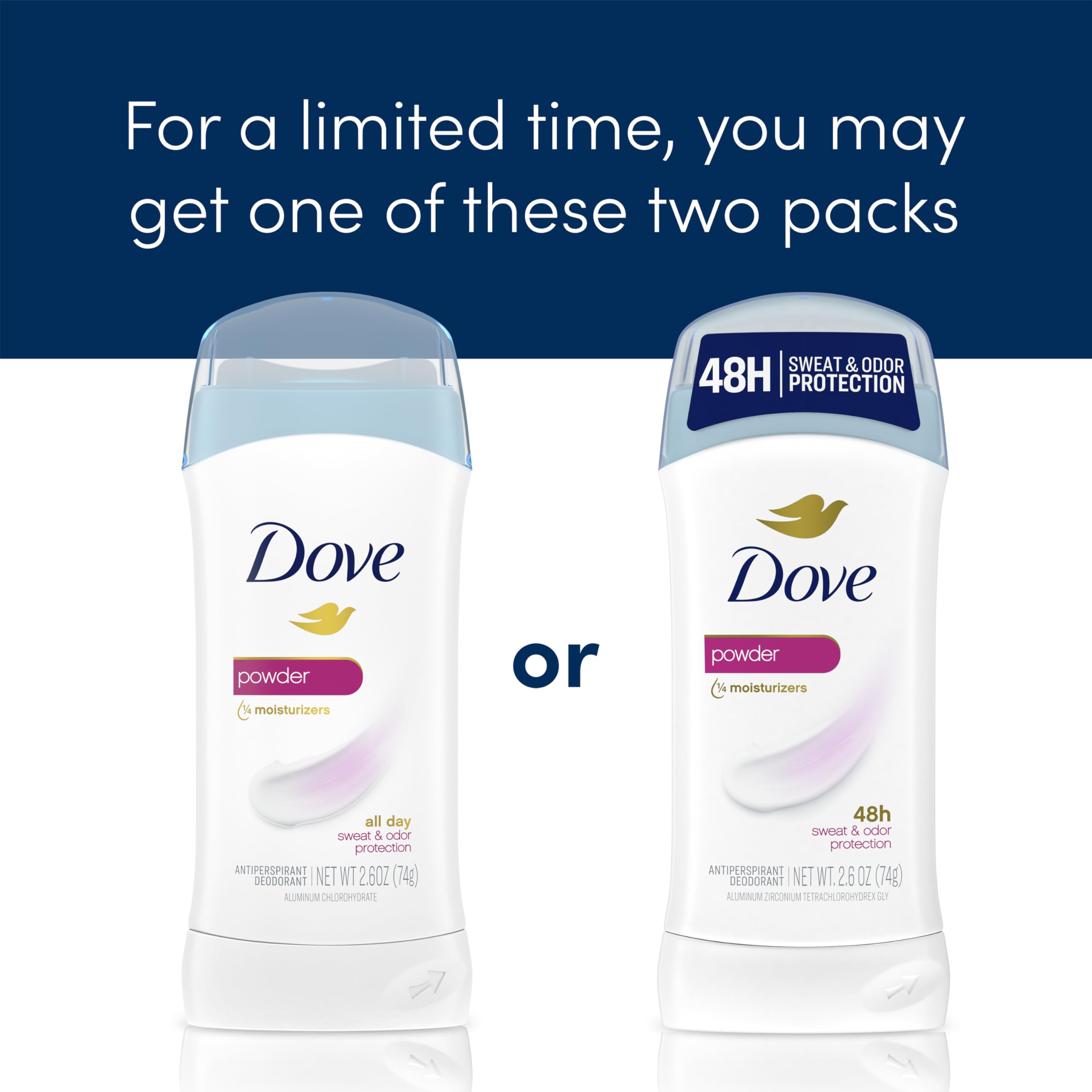 Dove Invisible Solid Antiperspirant Deodorant Stick Powder for All Day Underarm - Thumbnail 3